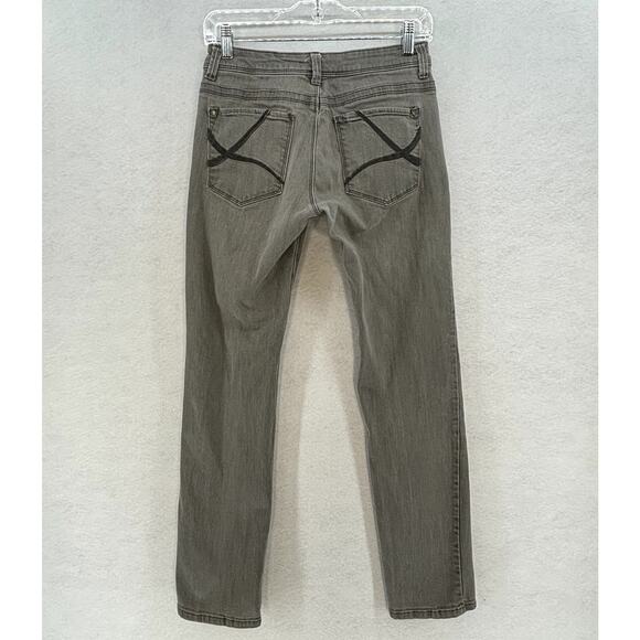 LEE Perfect Fit Just Below the Waist Gray Skinny Jeans Casual Retro Women size 4 - Picture 2 of 9